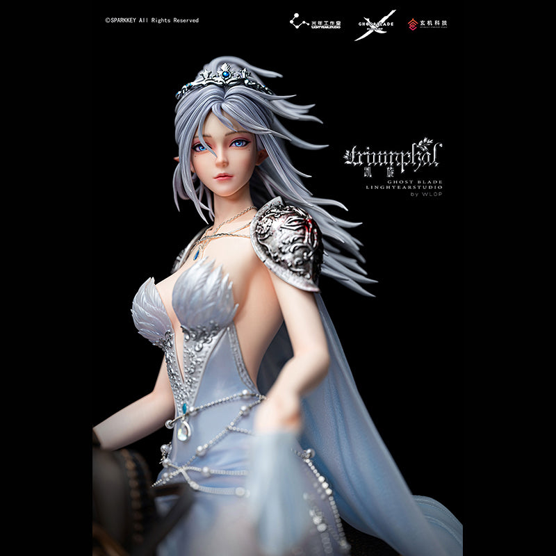 【Pre-sale closed】1/4 Scale Licensed Ice Princess Yan Triumph-Ghost Blade-Light Year Studio