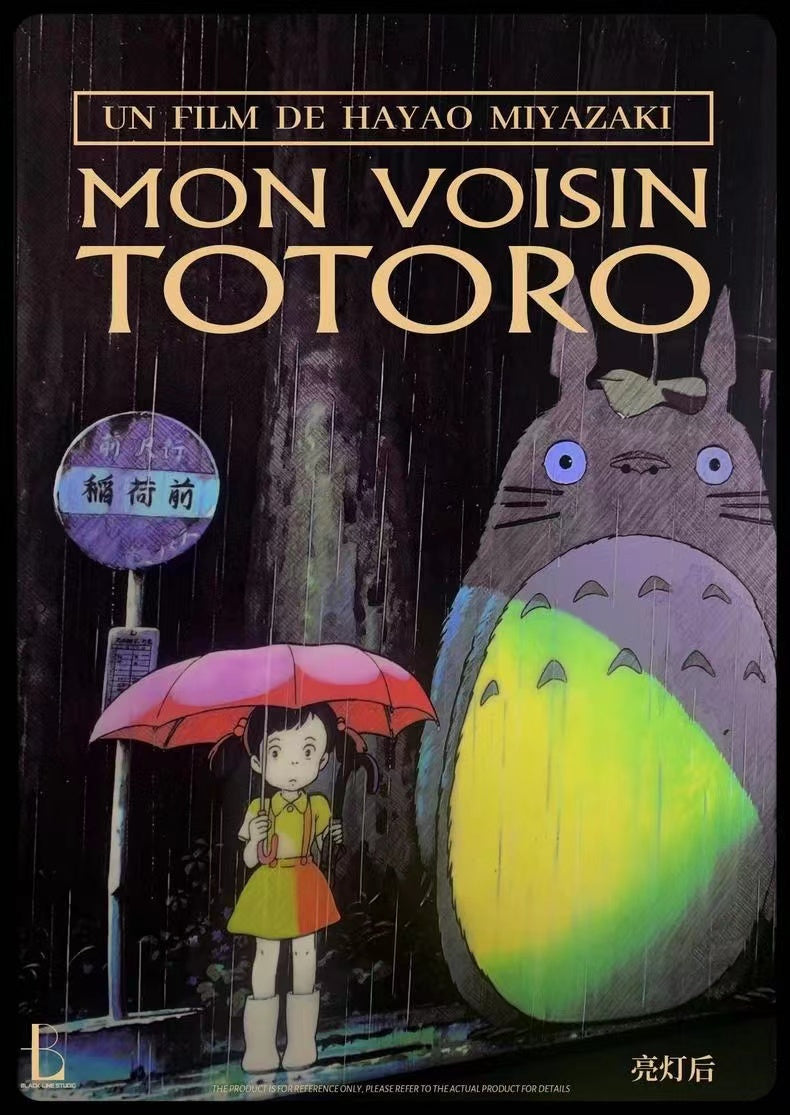 【In stock】Decorative Painting of My Neighbour Totoro-Studio Ghibli-Black Line Studio