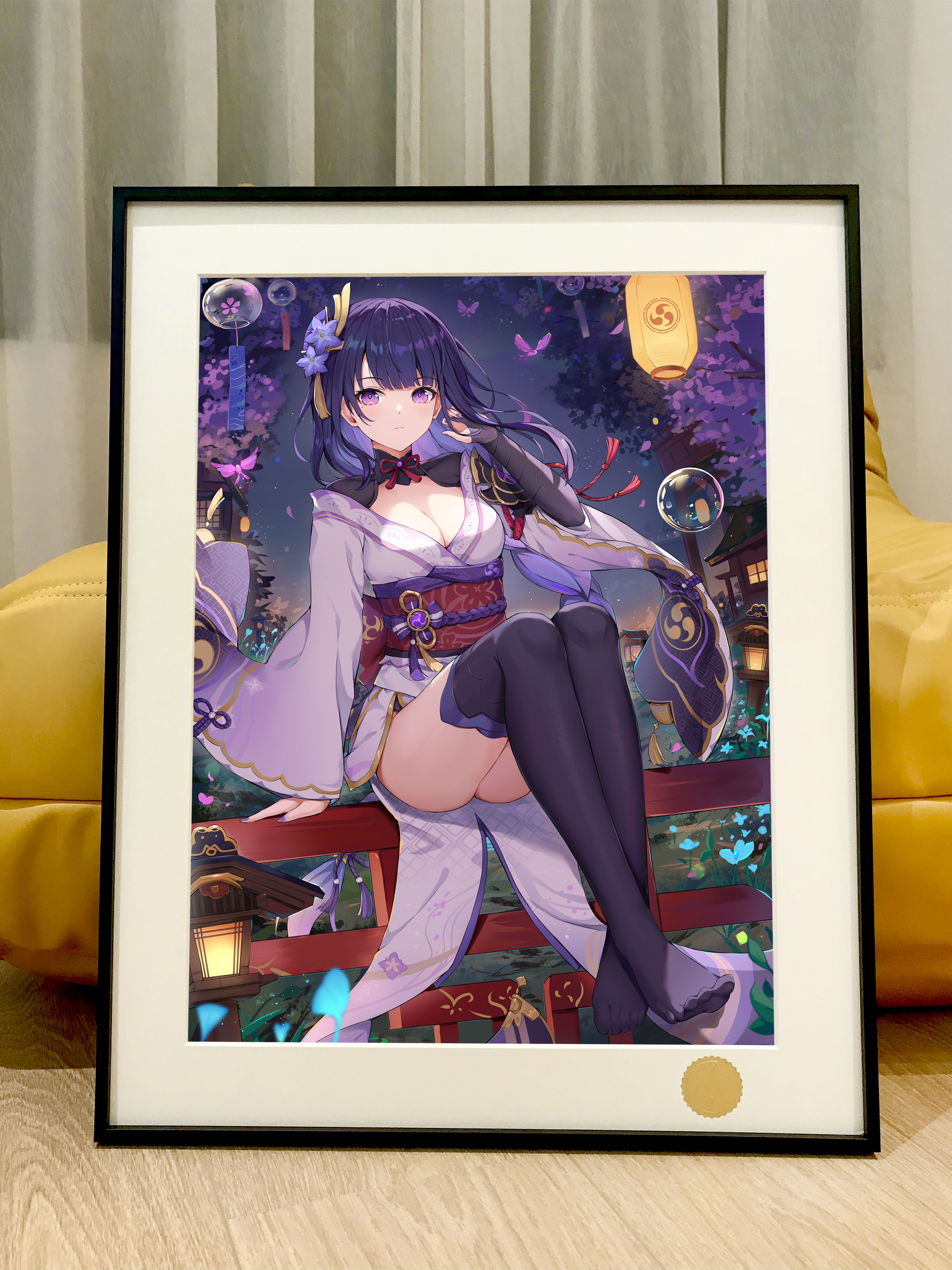 【Pre-sale】Raiden Shogun Decorative Painting-Genshin Impact-XingKong Studio