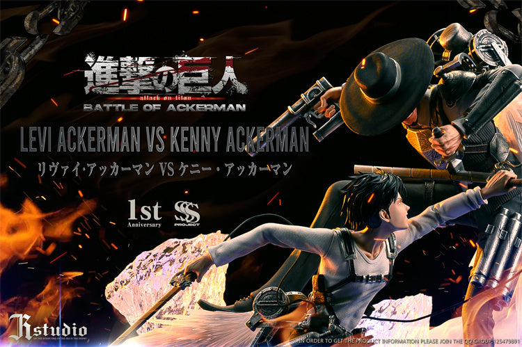 【Sold out】Version A Levi VS Kenny-Attack on Titan-JR Studio