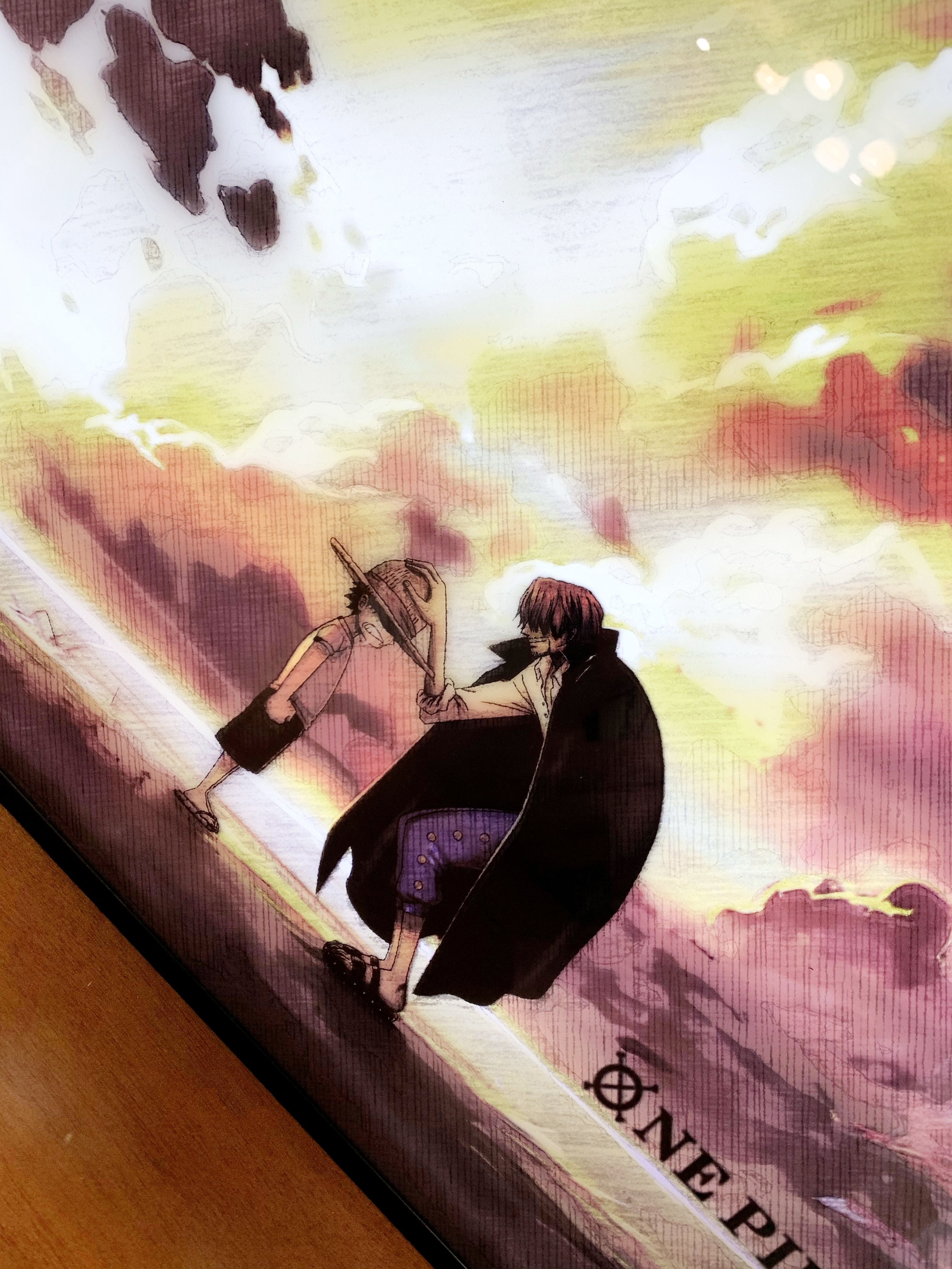 【Pre-sale】Decorative painting of Luffy & Shanks-One piece-Mystical Art Studio