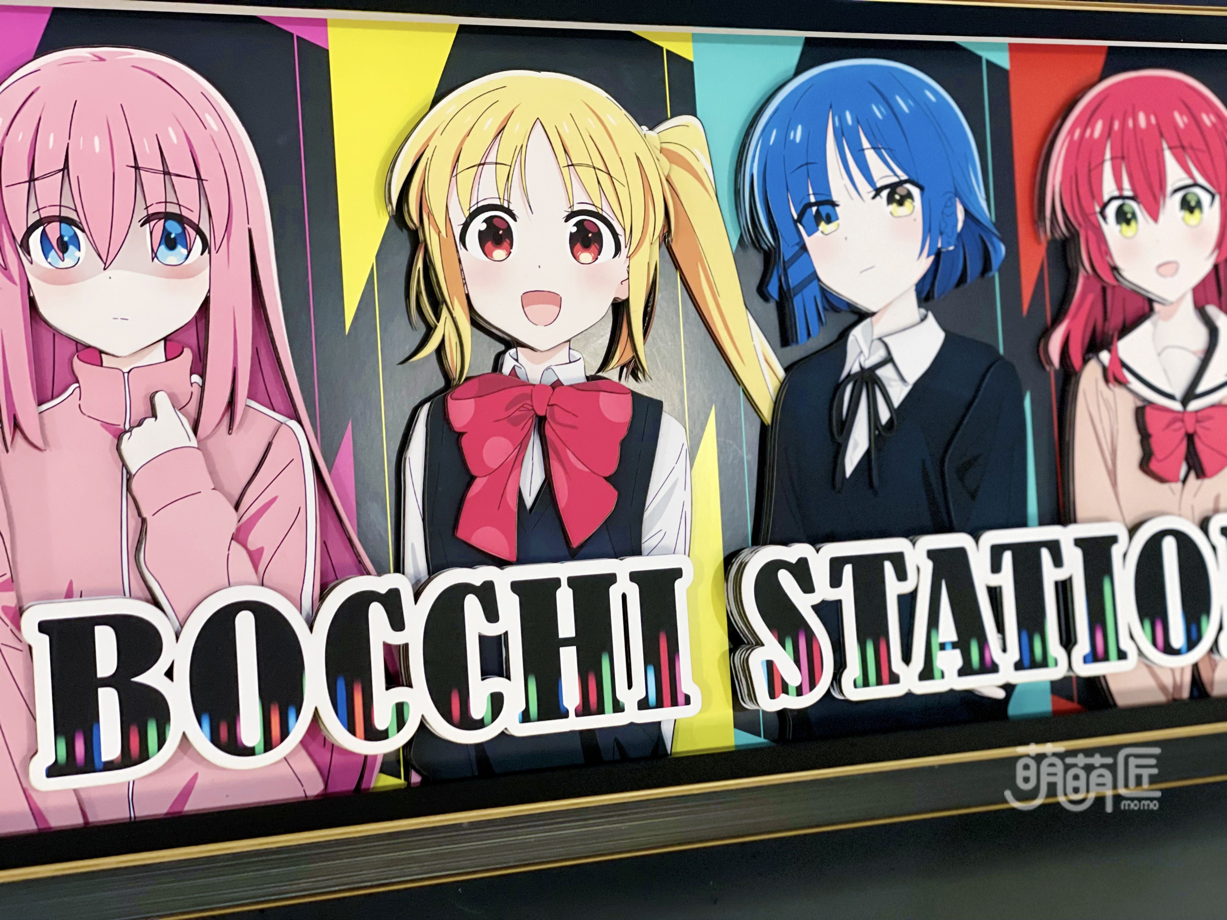 【In stock】3D Decorative Paint of Hitori Gotoh & Nijika Ijichi & Ryo Yamada & Ikuyo Kita-Bocchi the Rock! Decorative Painting-momo Studio