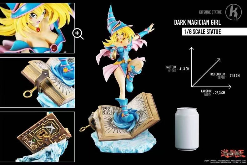 【Pre-sale】1/6 Scale Licensed Dark Magician Girl & Kuriboh-Duel Monsters-Kitsune Statue Studio