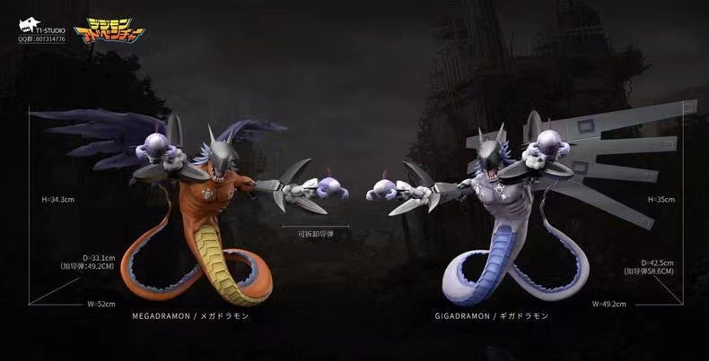 【Pre-sale】Megadramon & Gigadramon-Digimon-T1 Studio