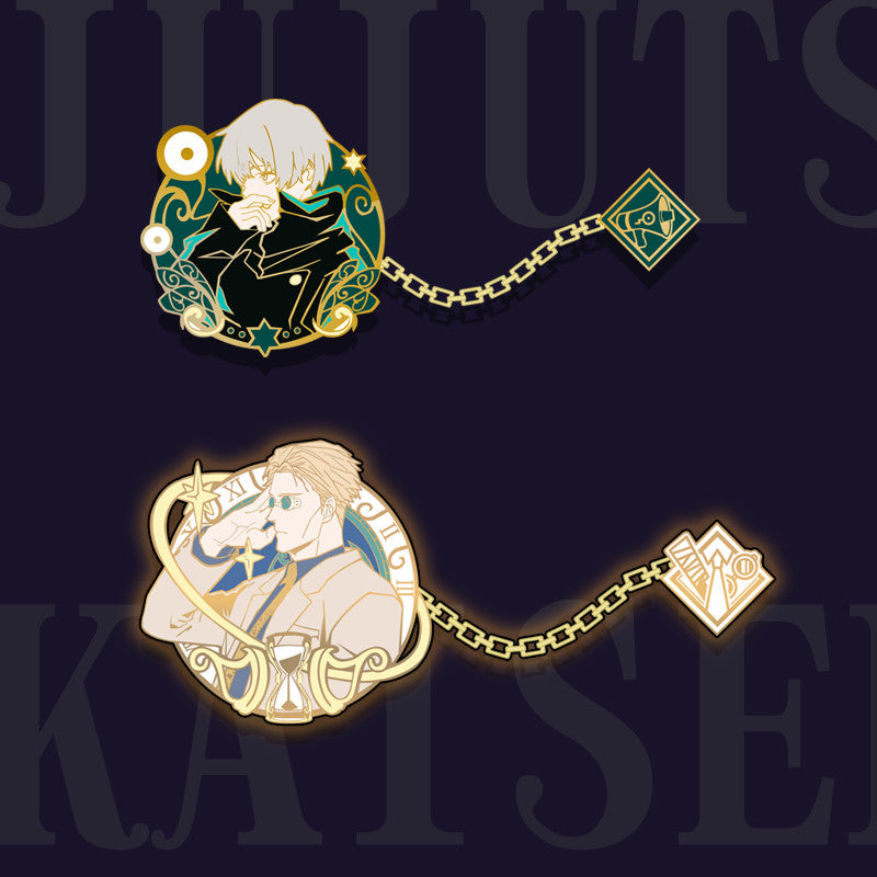 【Buy two for Free shipping】【In stock】Characters of Series Metal Badge-free shipping-in stock