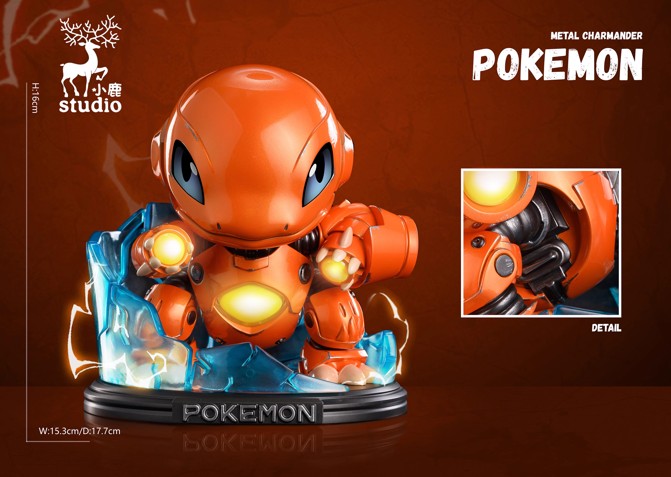 【In stock】Mechanical Charmander-Pokemon-XiaoLu Studio