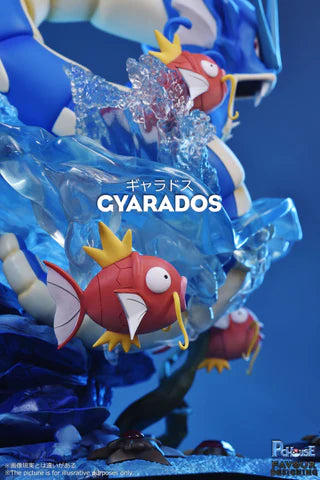 【Sold out no more】Gyarados Family-Pokemon Resin Statue-PCHouse Studio