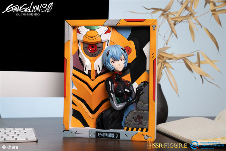【Pre-sale】Theatical Battle Suit ver. Rei Ayanami 3D Decoration Frame-SSR-Figure