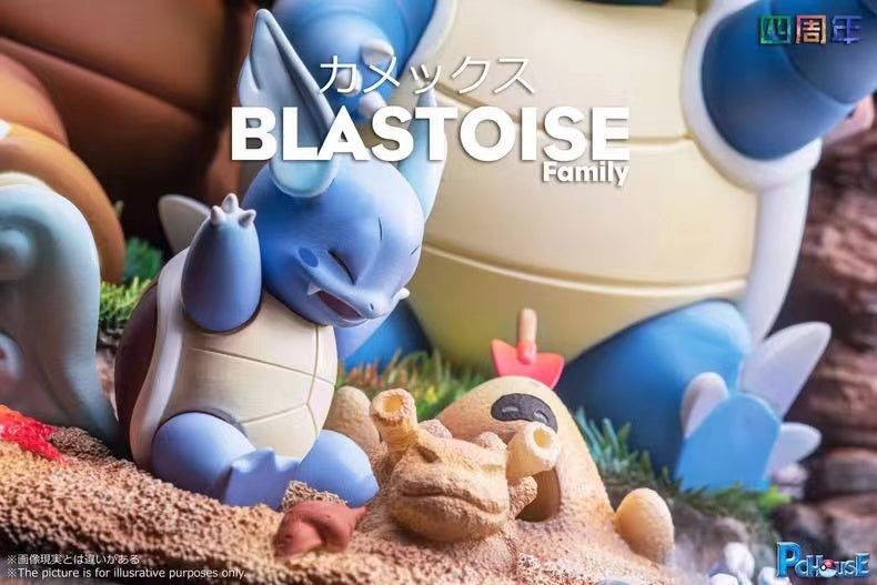 【Sold out】Blastoise Family-Pokemon-PC house Studio