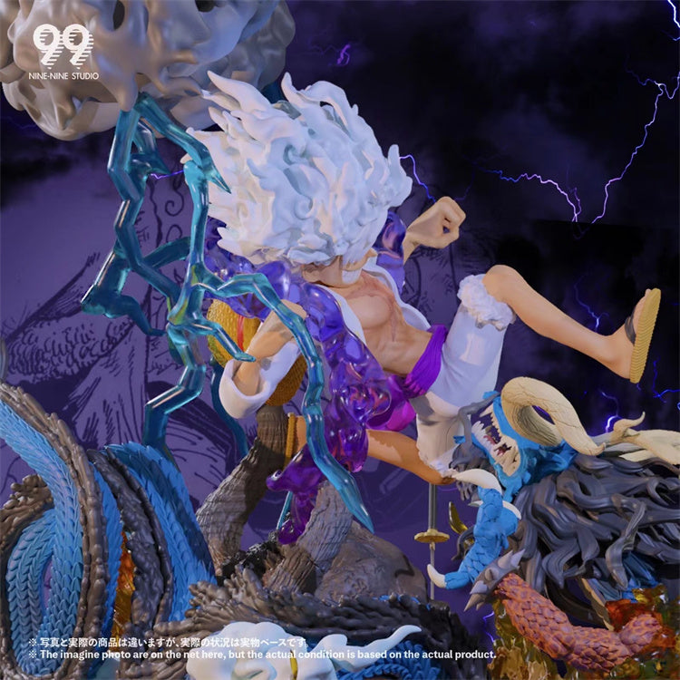 【Pre-sale】Gear Fifth Gomu Gomu no Gigant Monkey D. Luffy vs Kaido-One piece-NINE-NINE Studio