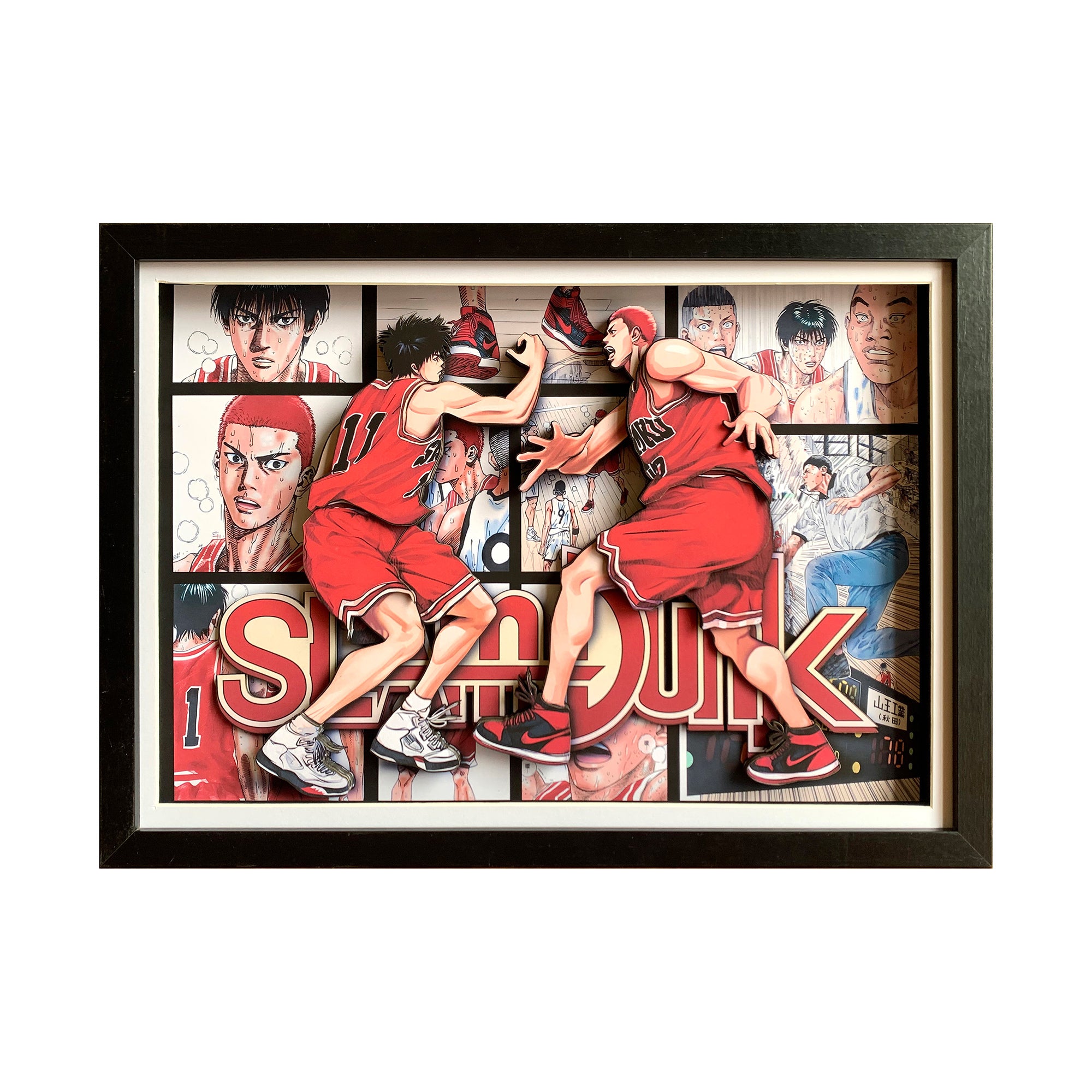 【In stock】Decorative Painting of Rukawa Kaede & Sakuragi Hanamichi-Slam Dunk-Mystical Art Studio