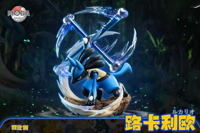 【Pre-sale】1/20 Scale Evolution Group Lucario-Pokemon-Mega Studio