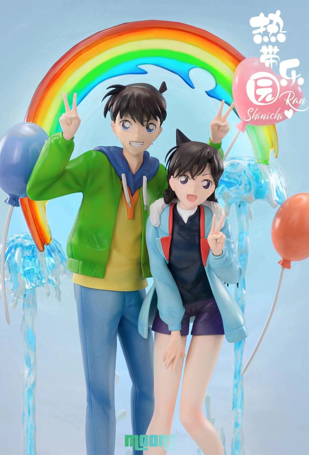 【In stock】1/6 Scale Conan & Mouri Ran-Detective Conan-Moons Studio