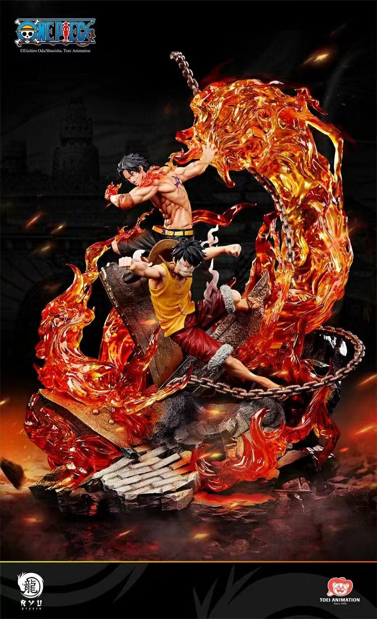 【Pre-sale】 1/6 Luffy & Ace License-One piece-Ryu Studio