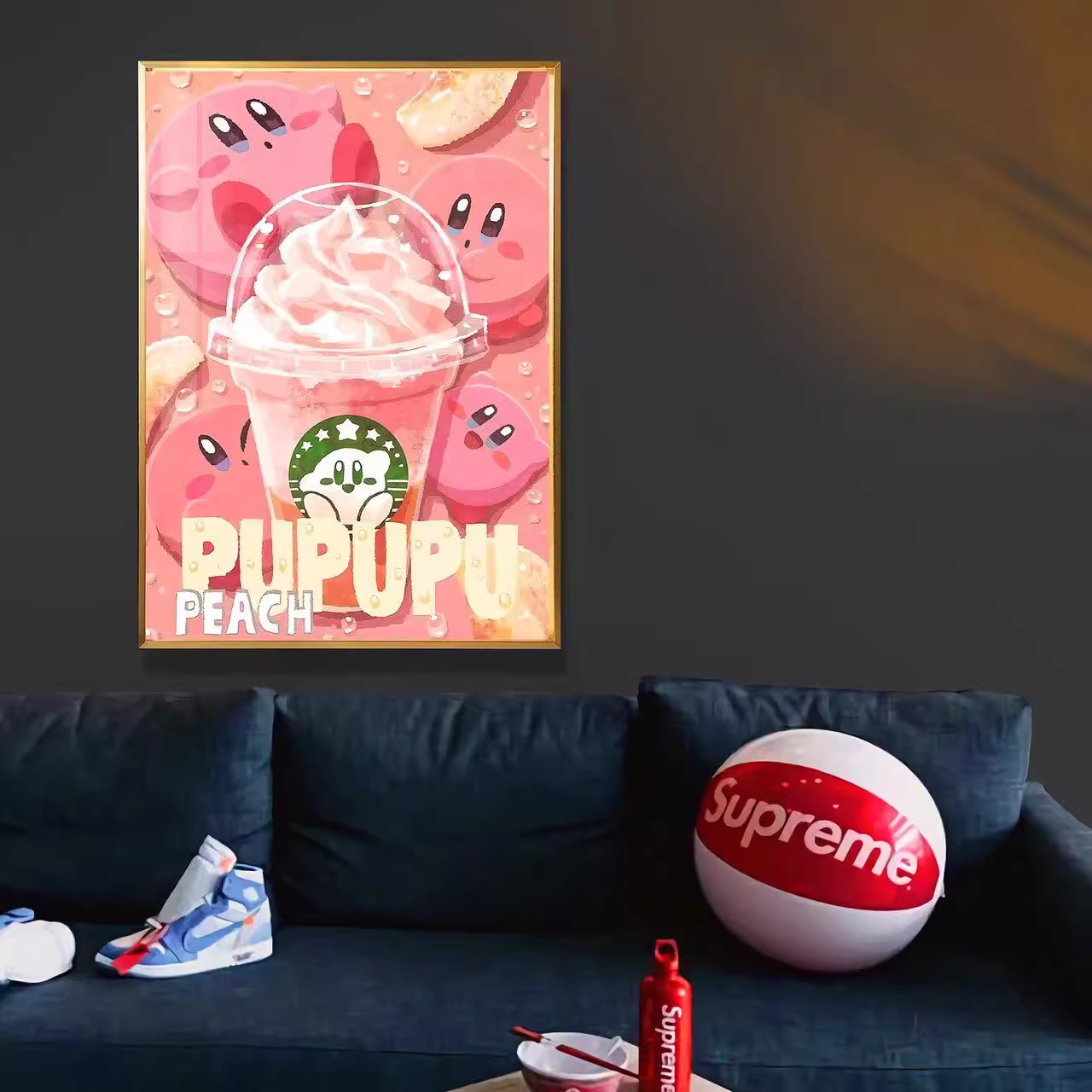 【In stock】Decorative Painting of Frappuccino Kirby-Pokemon-Billion Birds Studio
