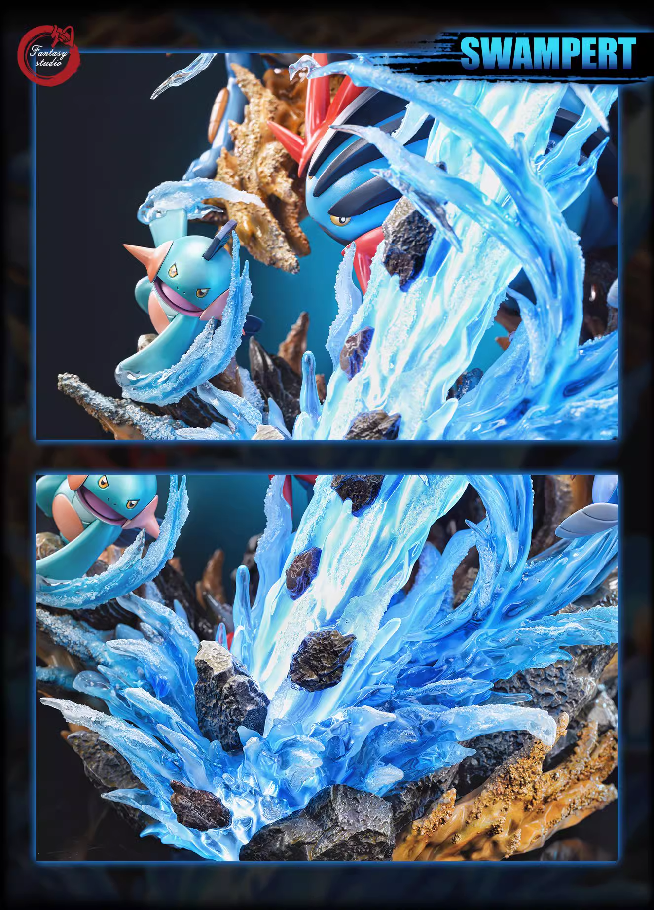 【Last one】GX Evolution Series Swampert Family with LED-Pokemon-Fantasy Studio