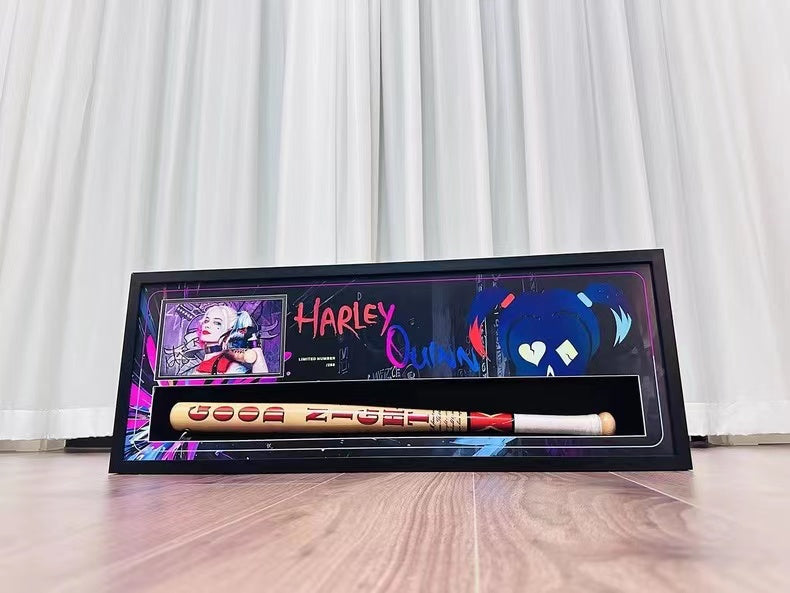 【Pre-sale】Decorative Painting of Harley Quinn Baseball Bat-Suicide Squad-Billion Birds Studio