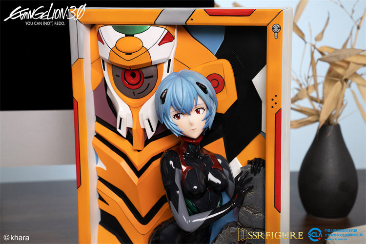 【Pre-sale】Theatical Battle Suit ver. Rei Ayanami 3D Decoration Frame-SSR-Figure