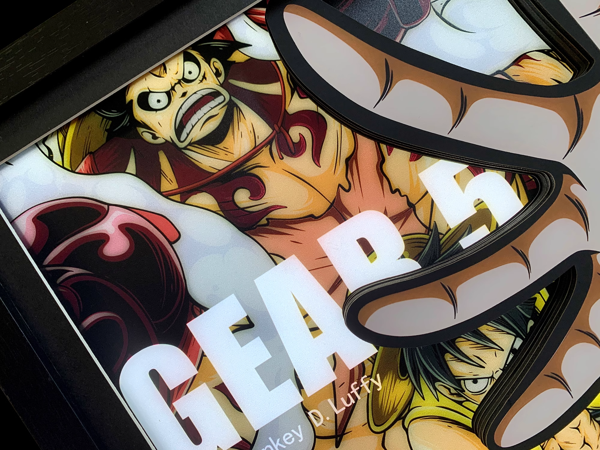 【In stock】Decorative Painting of Gear 5 Luffy-One Piece-Mystical Art Studio