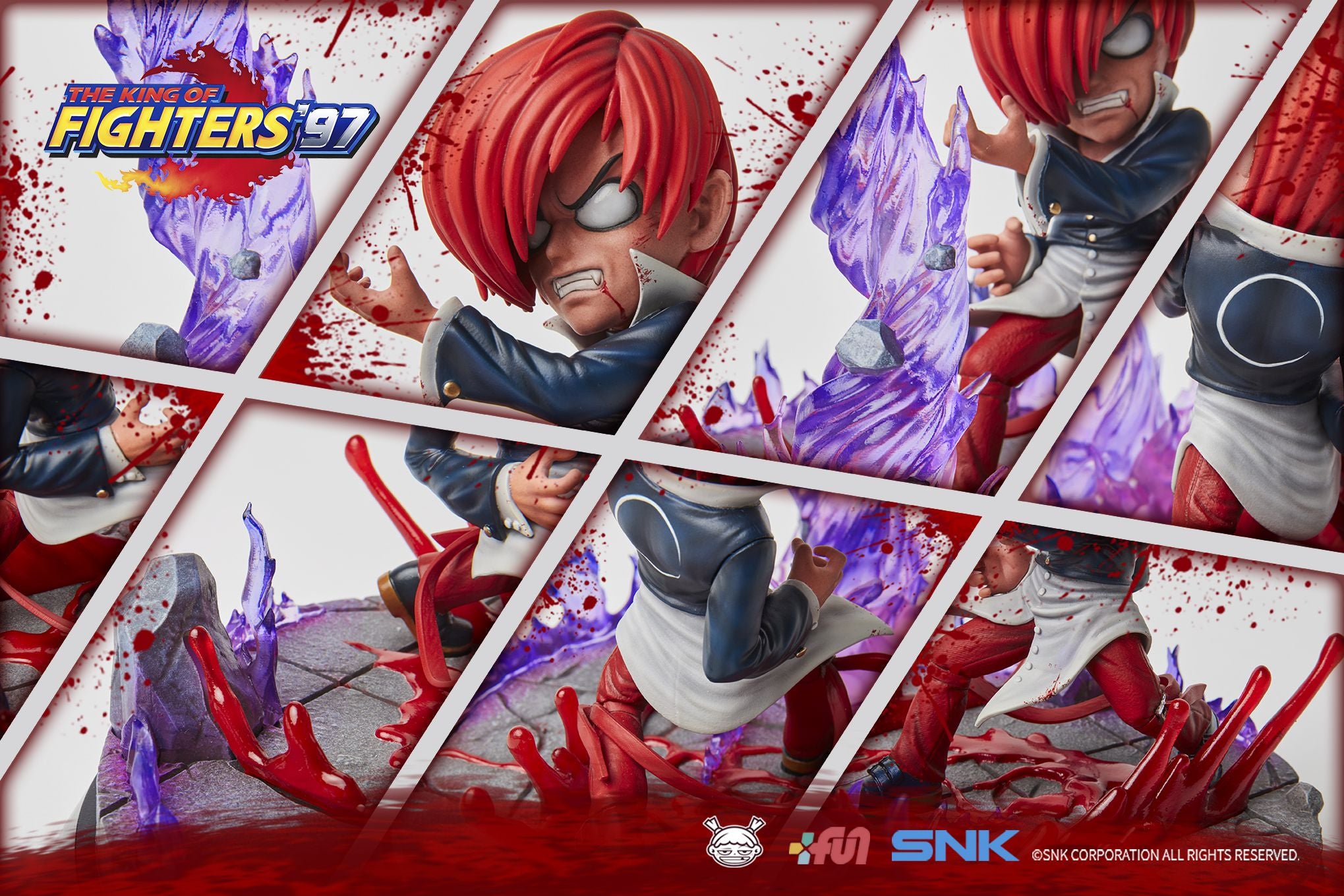 【Pre-sale】Iori Yagami VS Leona Heidern statue-The King Of Fighters-SNK