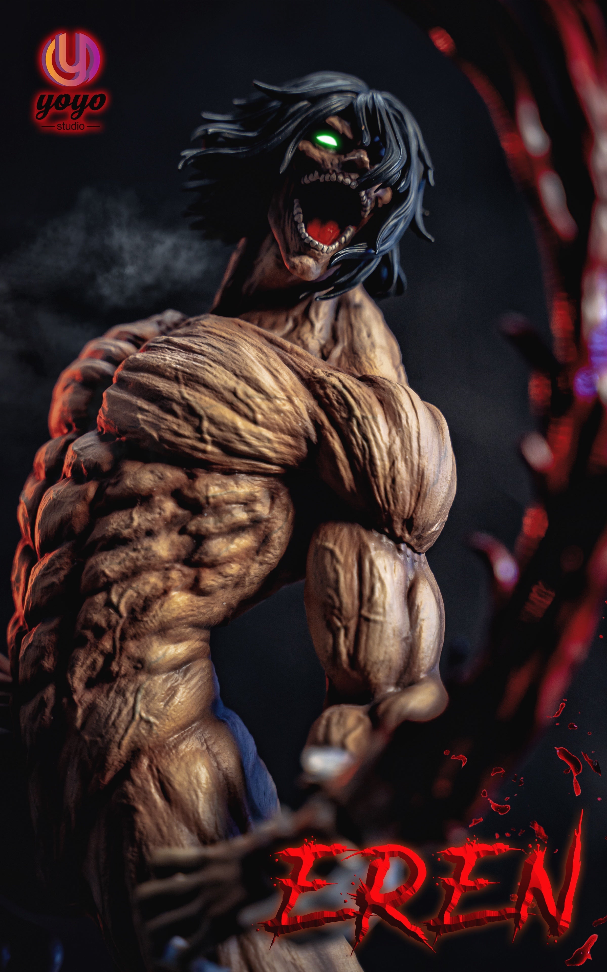 【Few left】Eren Jaeger-The Attack Titan statue-Attack on Titan-YOYO Studio