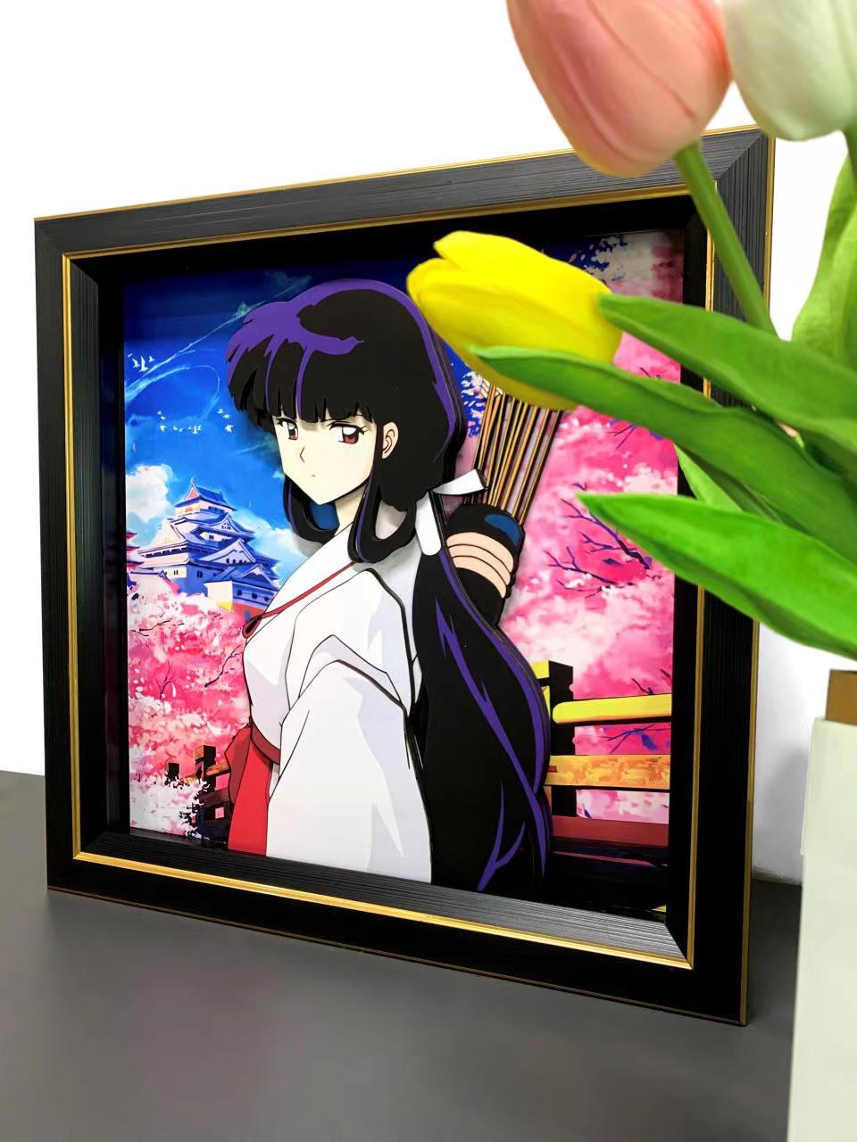 【In stock】3D Decorative Paint of Kikyō-Inuyasha Decorative Painting-momo Studio