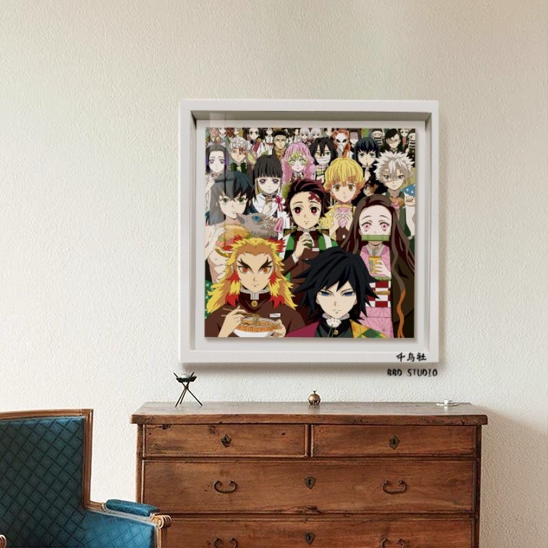 【In stock】Decorative painting of Demon Slayer-Billion Birds Studio
