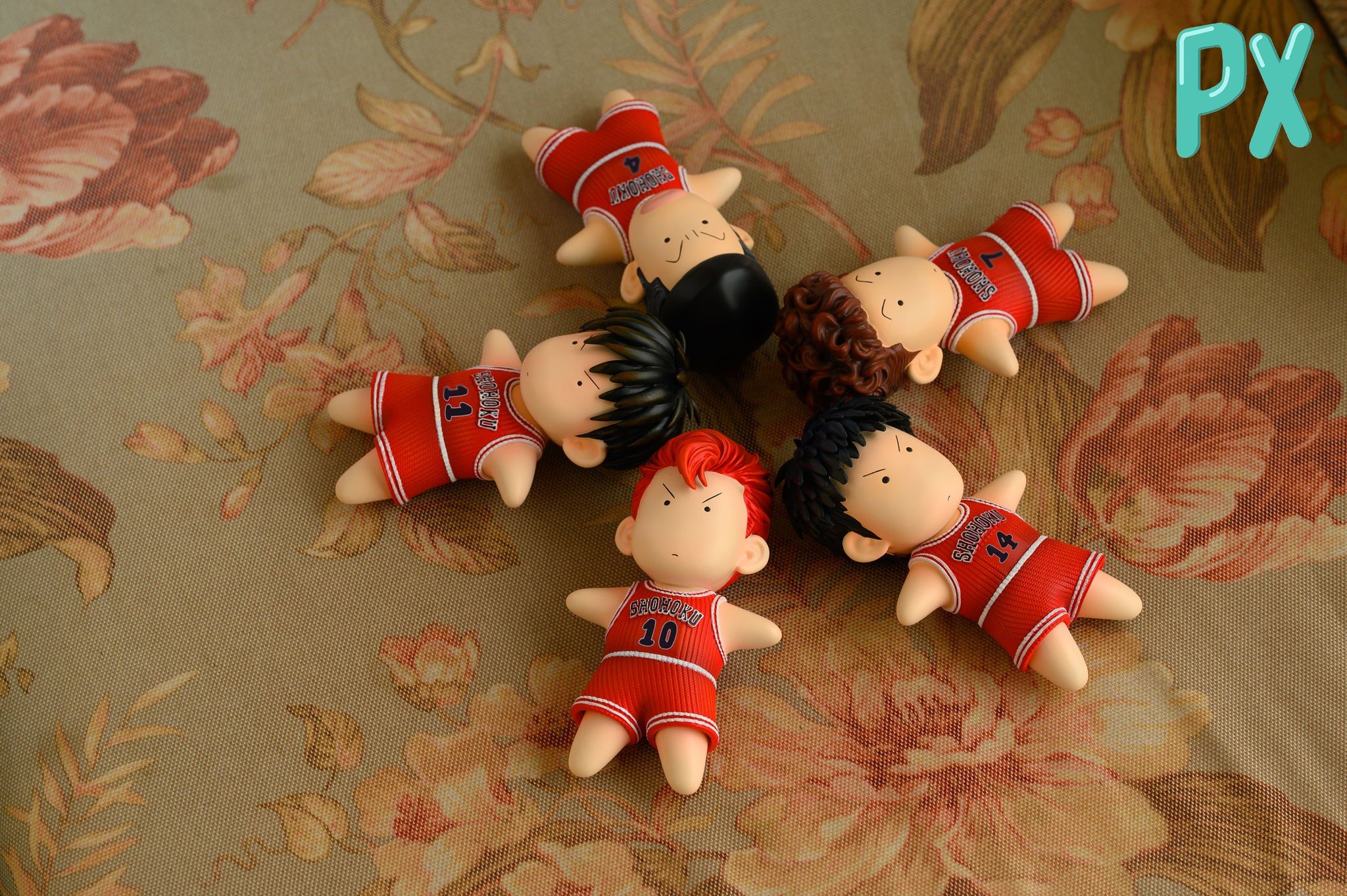 【Pre-sale】1/2 Scale Akagi Haruko Bust Statue & Shohoku Team Dolls - SLAM DUNK  - PX Studio