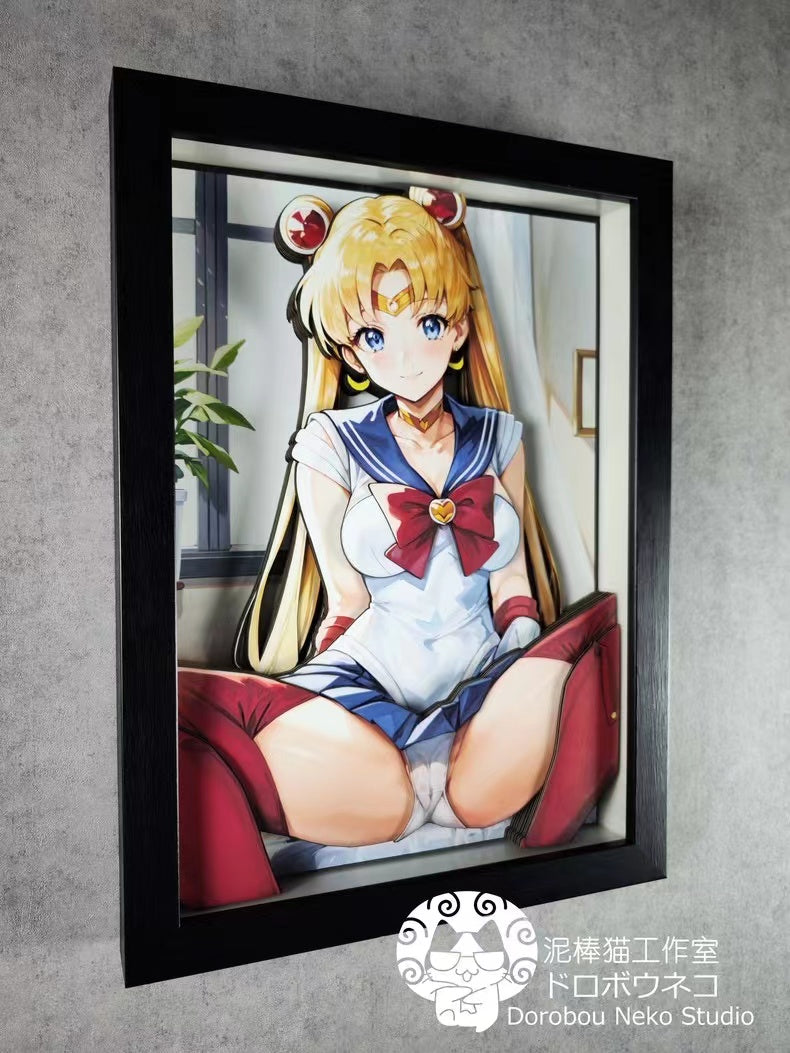 【In stock】DSMG-017 Decorative Painting of Tsukino Usagi-Sailor Moon-Dorobou Neko Studio