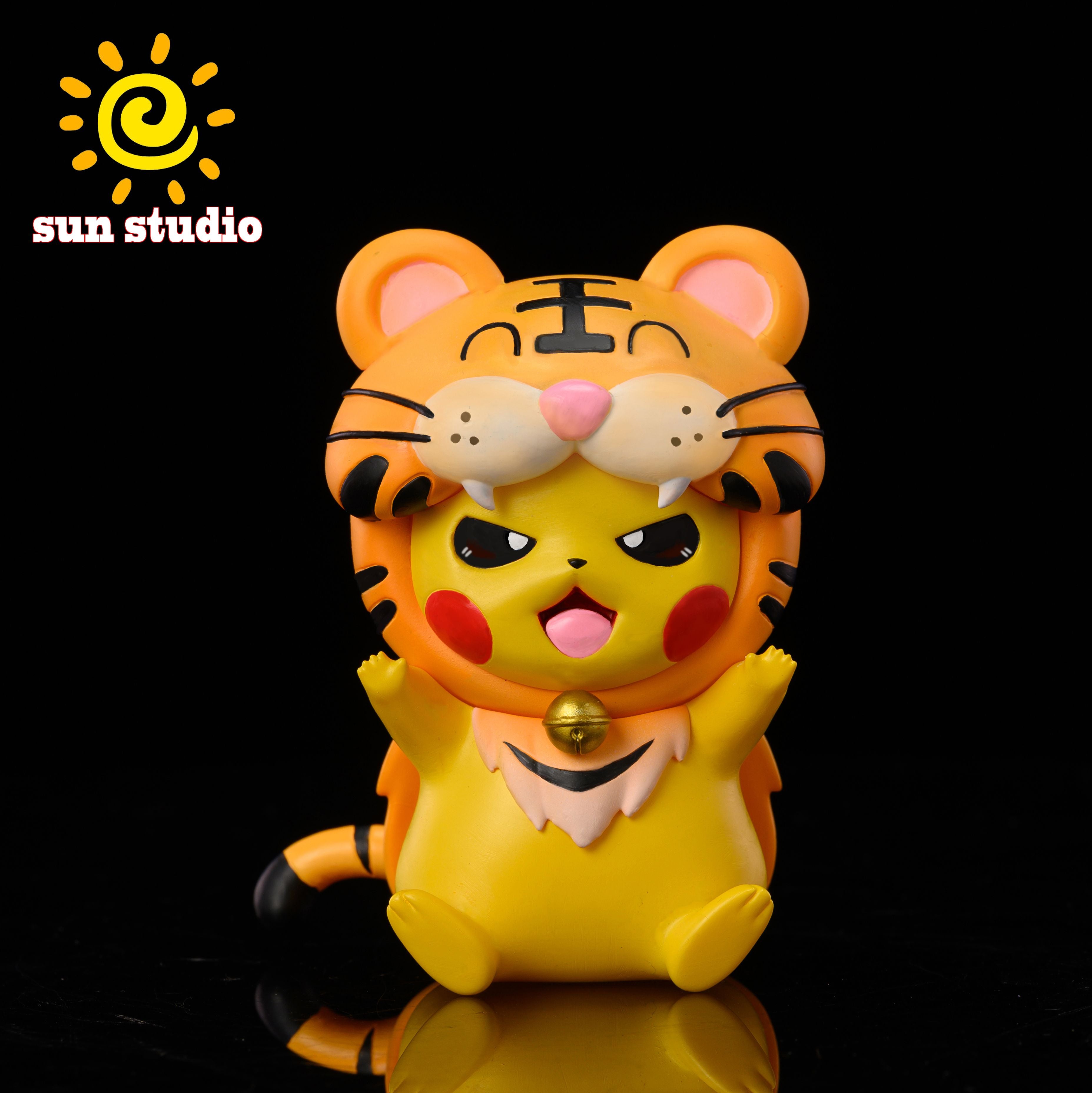 【Pre-sale】Tiger Cosplay Pikachu-Pokemon Resin Statue -Sun Studio