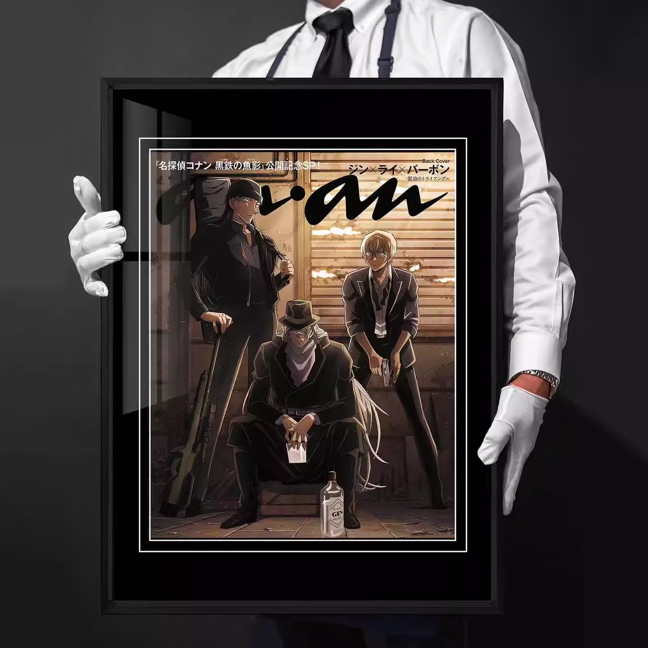 【In stock】Decorative Painting of Gin, Akai Shūichi & Furuya Rei-Detective Conan-Billion Birds Studio