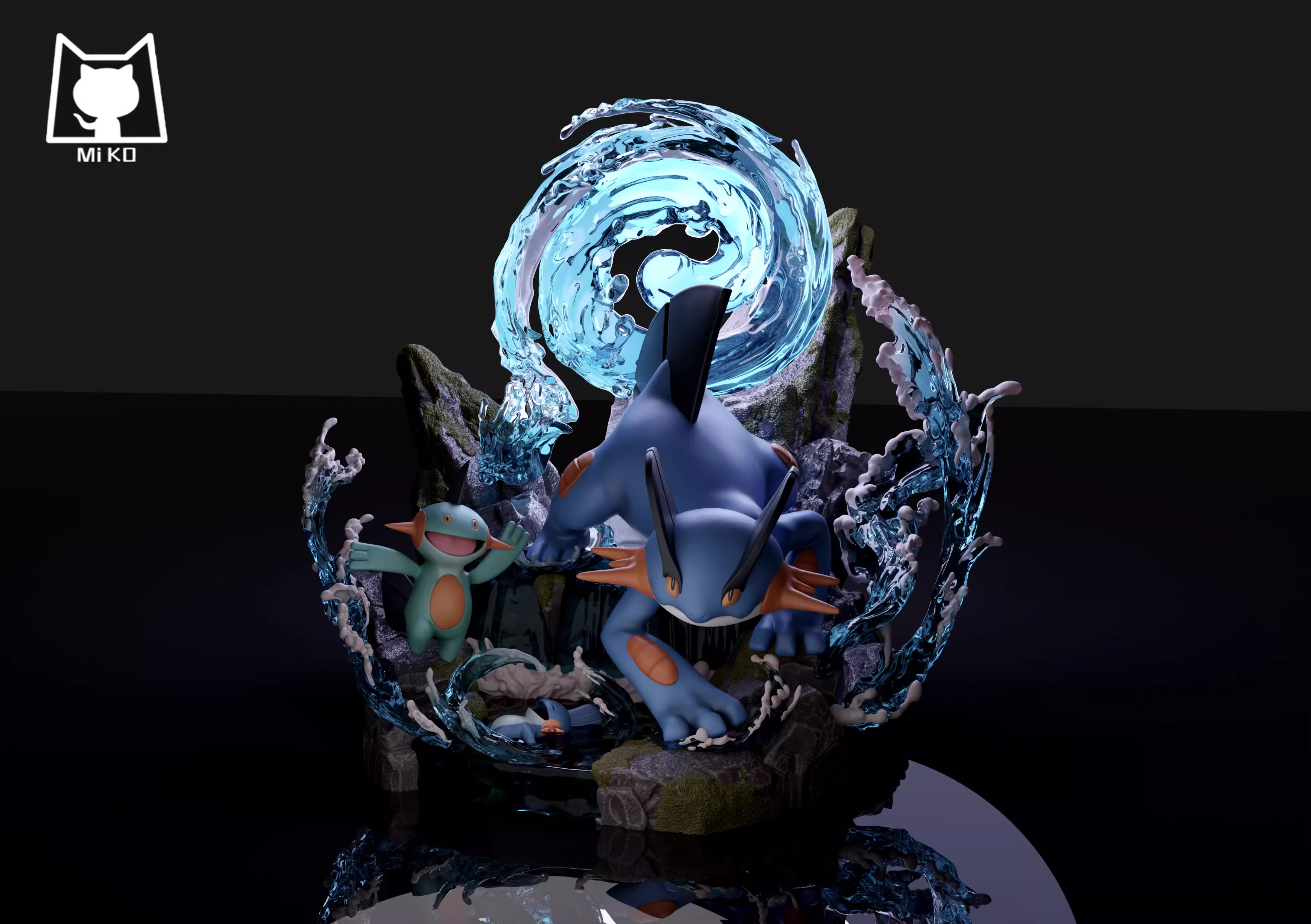 【Sold out】Original Color Swampert-Pokemon-Miko Studio