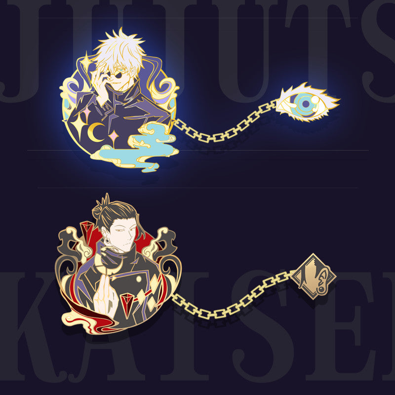 【Buy two for Free shipping】【In stock】Characters of Series Metal Badge-free shipping-in stock