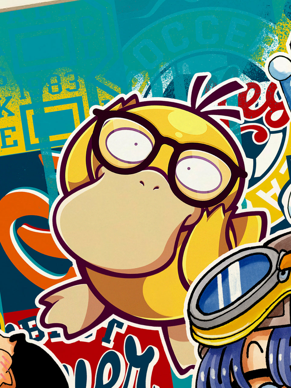 【Pre-sale】Arale & Shinnosuke & Doraemon & Psyduck Decoration Painting-Dr. Slump- Xingkong Studio