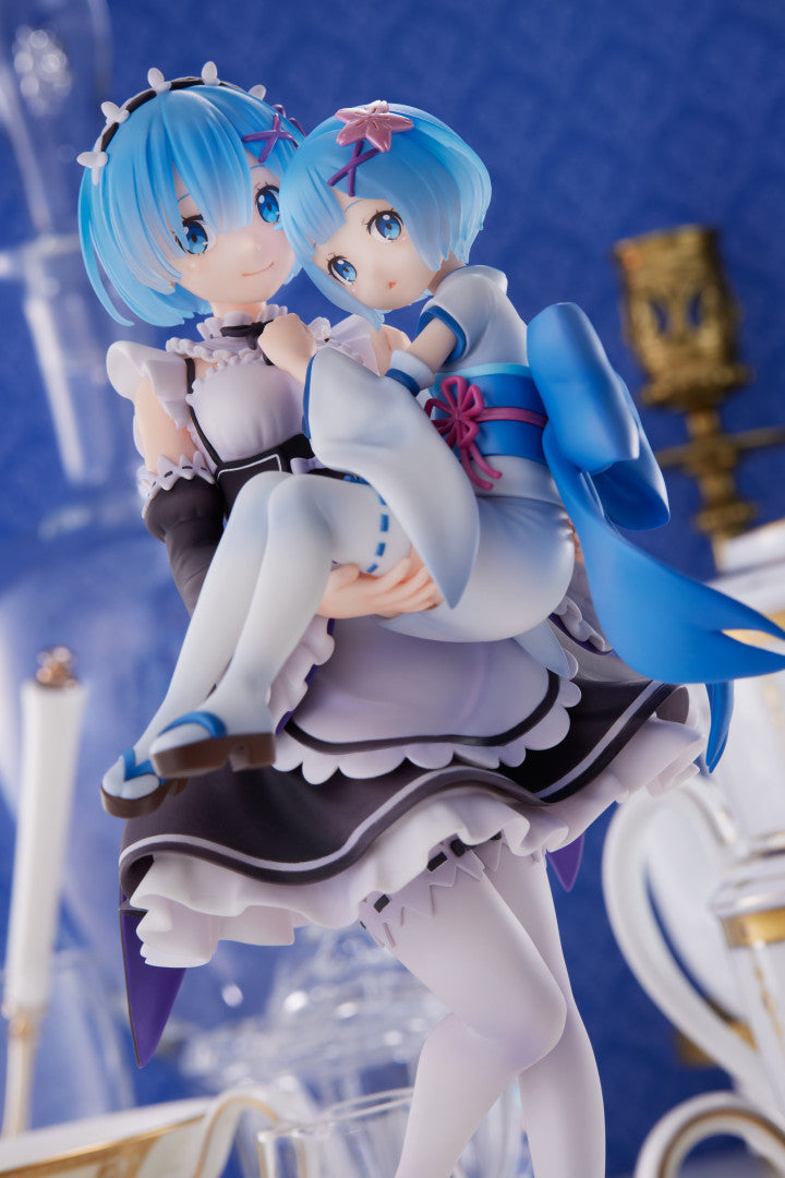 【Pre-sale】S-Fire Series Rem & Childhood Rem-Re:Starting Life From Zero in a Different World Official Statue-SEGA