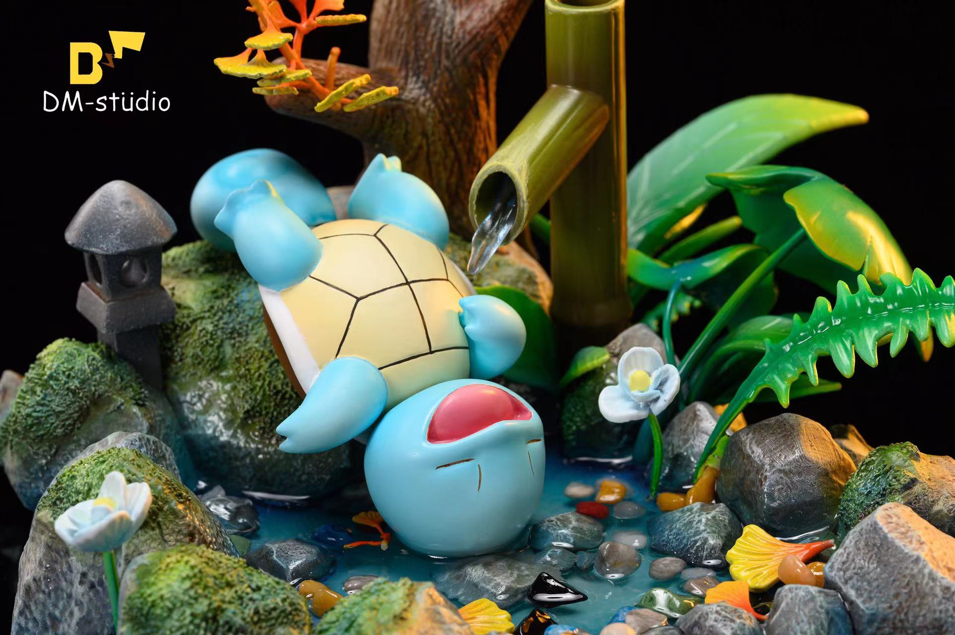 【In stock】Sleeping Squirtle - Pokemon Resin Statue - DM Studios