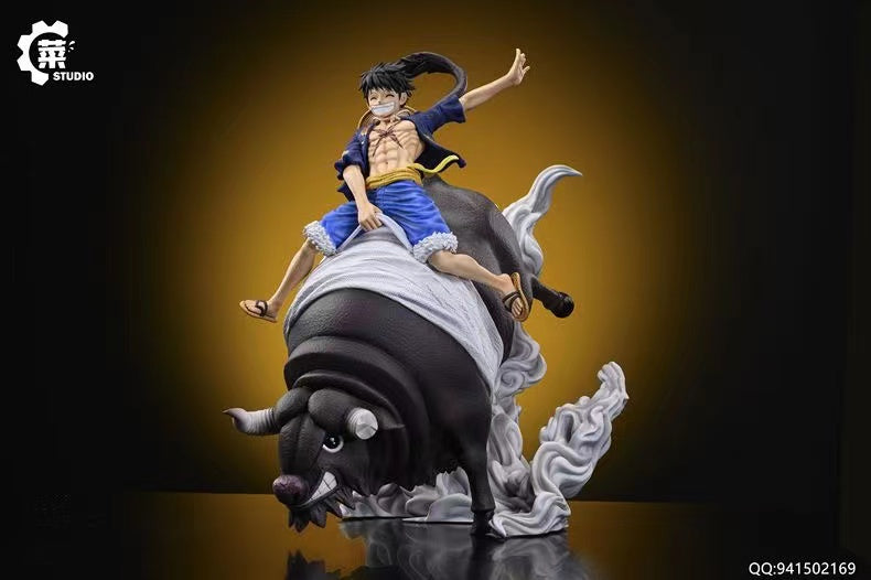 【Pre-sale】POP Scale Bull Riding Luffy-One Piece-Cai Studio
