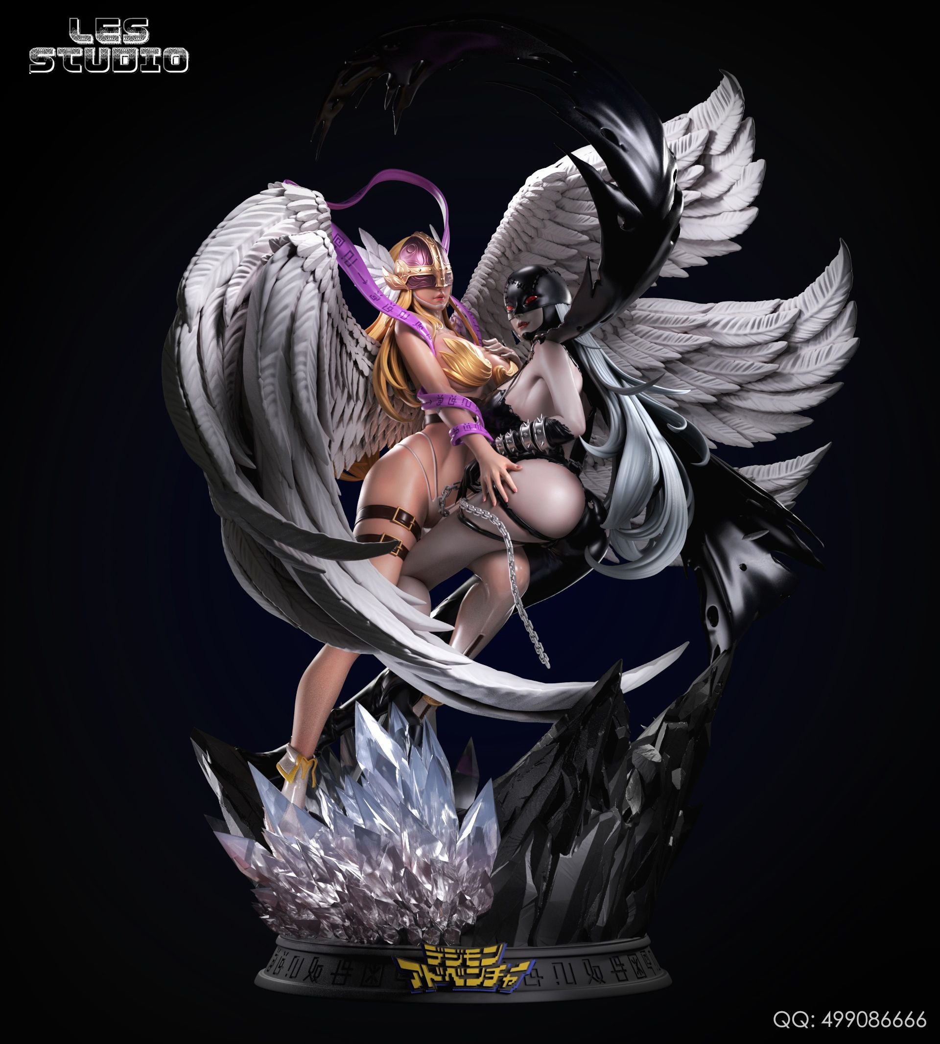 【In stock】Lady Devimon & Fairymon statue-Les Studio