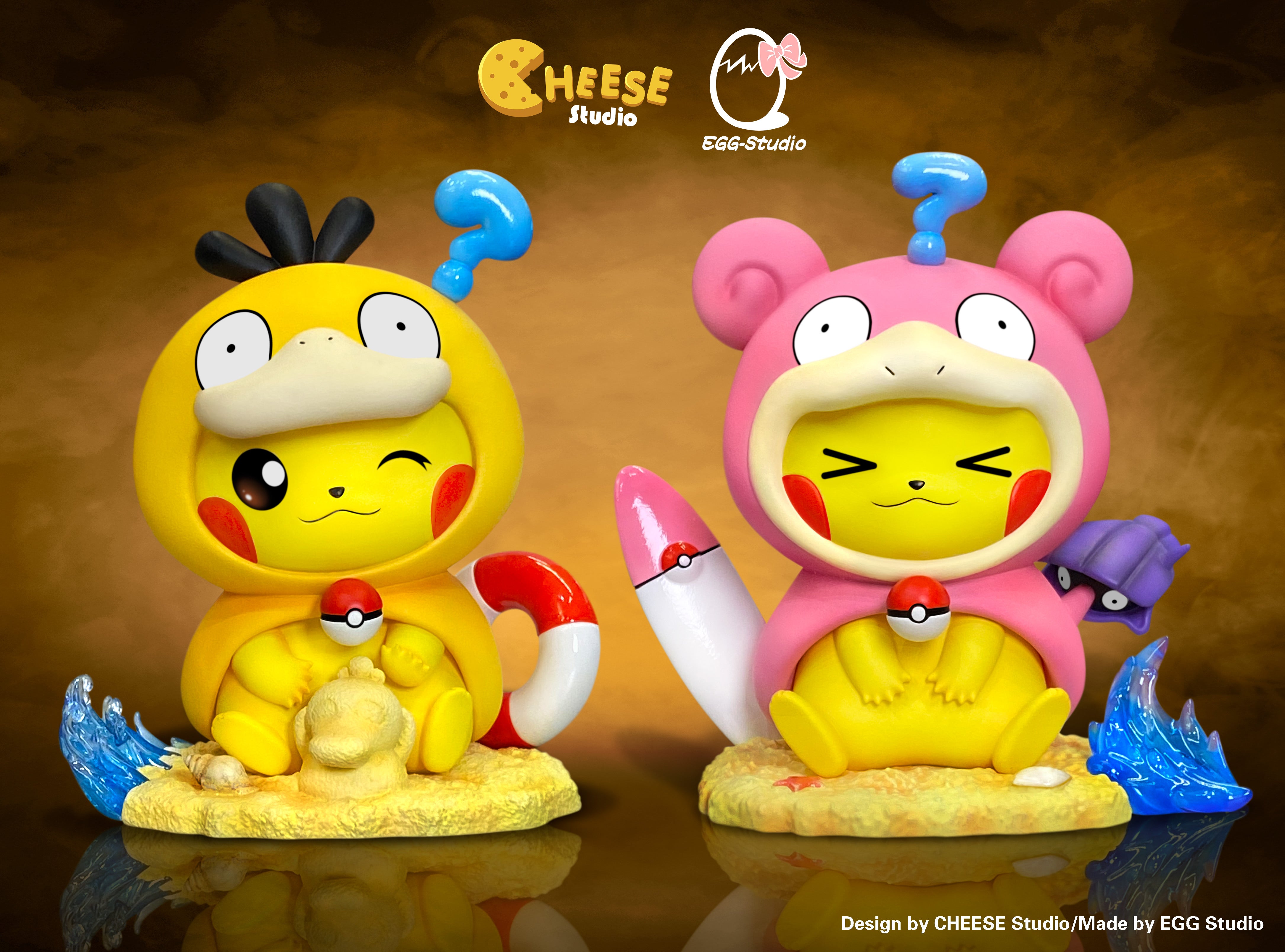 【Pre-sale】Pikachu Cosplay Psyduck & Slowpoke-Pokemon-Cheese & Egg Studios