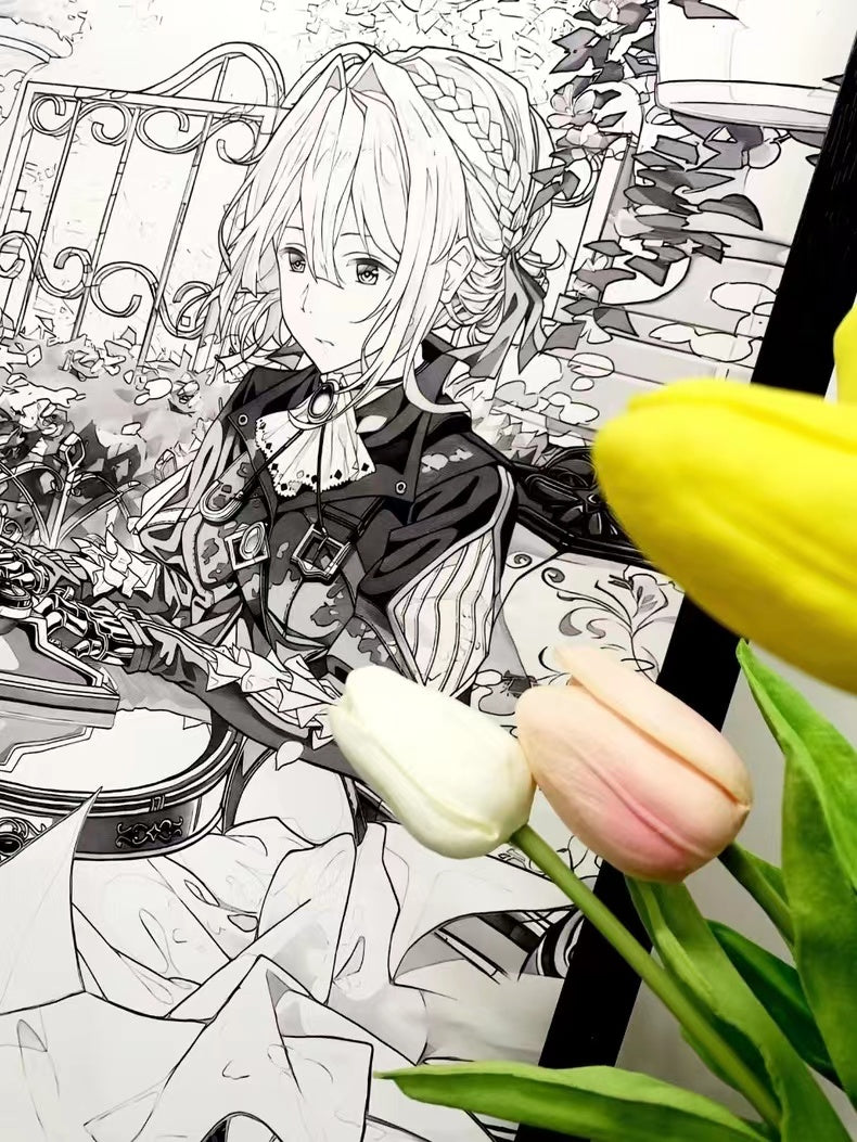 【In Stock】Decorative Paint of Typewriter Violet-Violet Evergarden-momo Studio