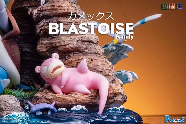 【Sold out】Blastoise Family-Pokemon-PC house Studio