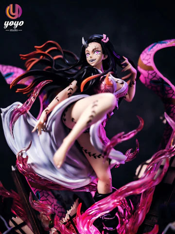 【In stock】1/6 Scale Nezuko Fully Awakened Form & Crying Little Nezuko-YOYO-Studio