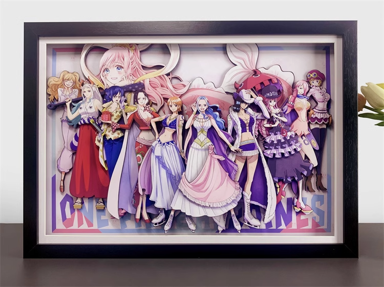 【In stock】Decorative Painting of Boa Hancock, Nami & Robin-One Piece-momo Studio