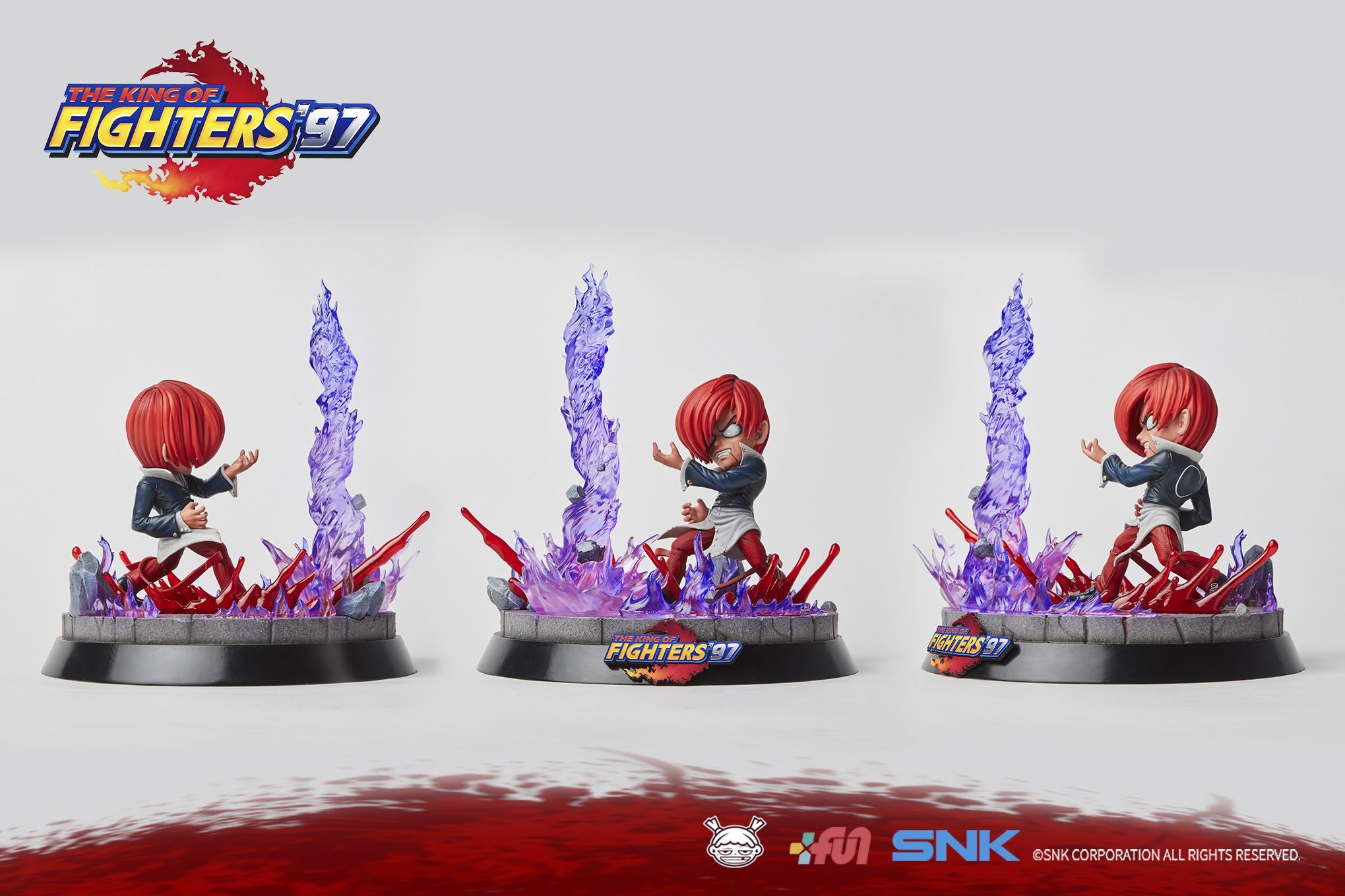 【Pre-sale】Iori Yagami VS Leona Heidern statue-The King Of Fighters-SNK