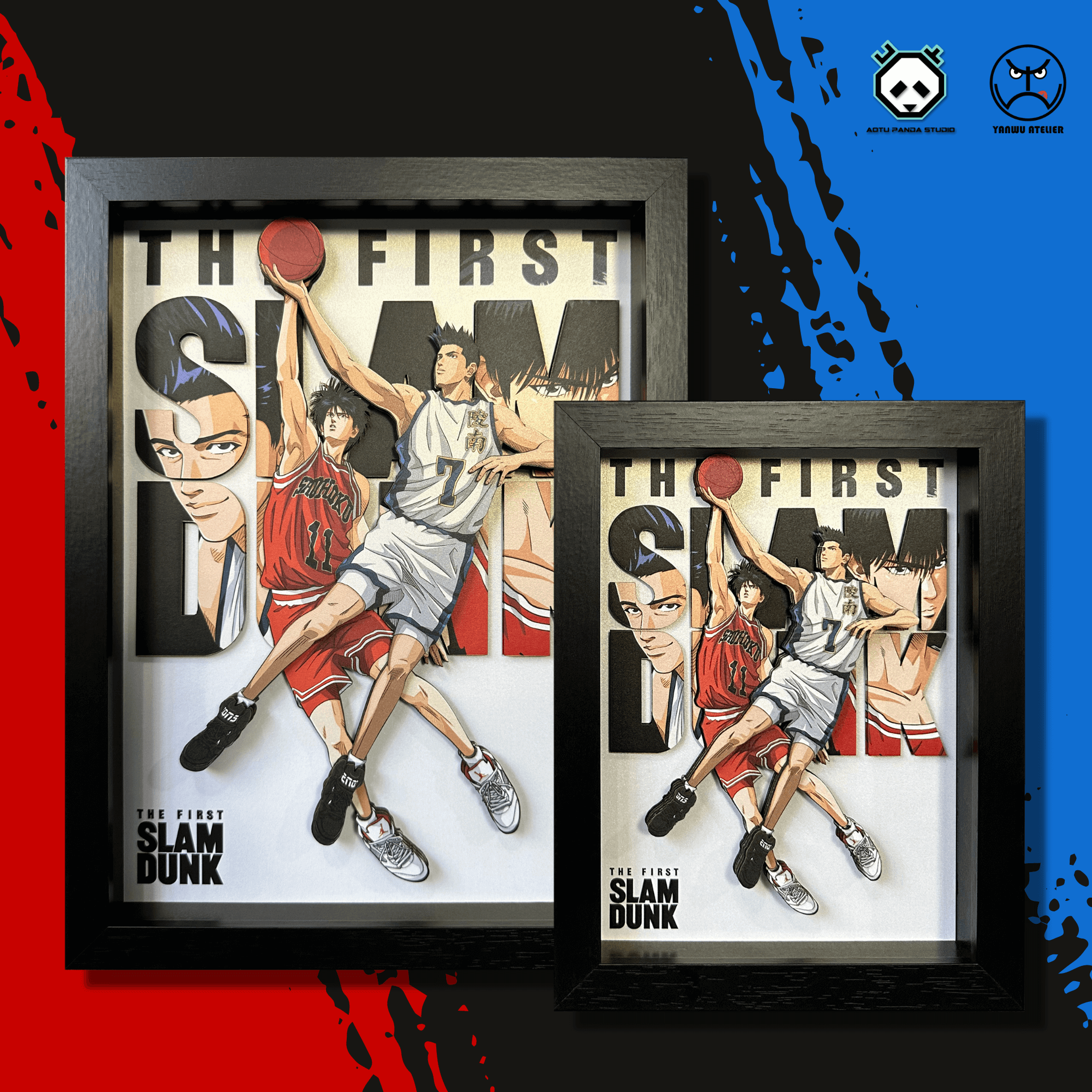 【In stock】Decorative Paint of Rukawa Kaede & Akira Sendoh-Slam Dunk-momo Studio