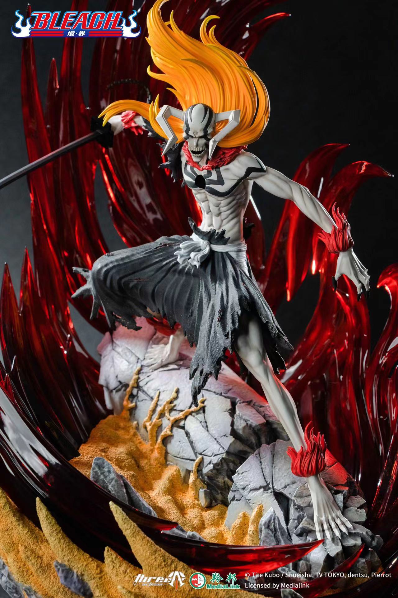 【Sold out】1/6 Scale Licensed Complete Hollowfication Ichigo Kurosaki-ThreeArtisan Studio
