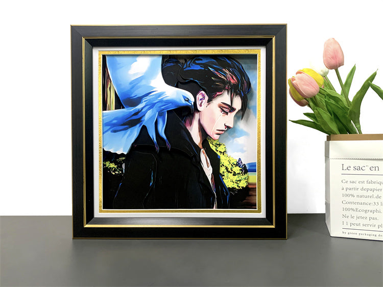 【In stock】3D Decorative Paint of Eren Yeager-Attack On Titan-momo Studio