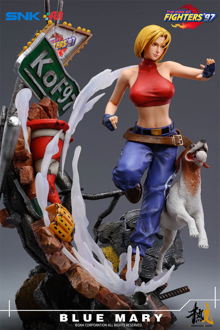 【Pre-sale】1/6 Scale Licensed Blue Mary/ Mary Ryan-The King of Fighters '97-THERMONUCLEAR REACTION
