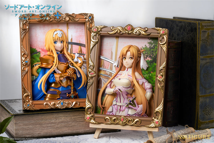 【Pre-sale】Alice Zuberg & Goddess of Creation Stacia Ver. Yuuki Asuna 3D Decoration Frame-Sword Art-SSR-Figure