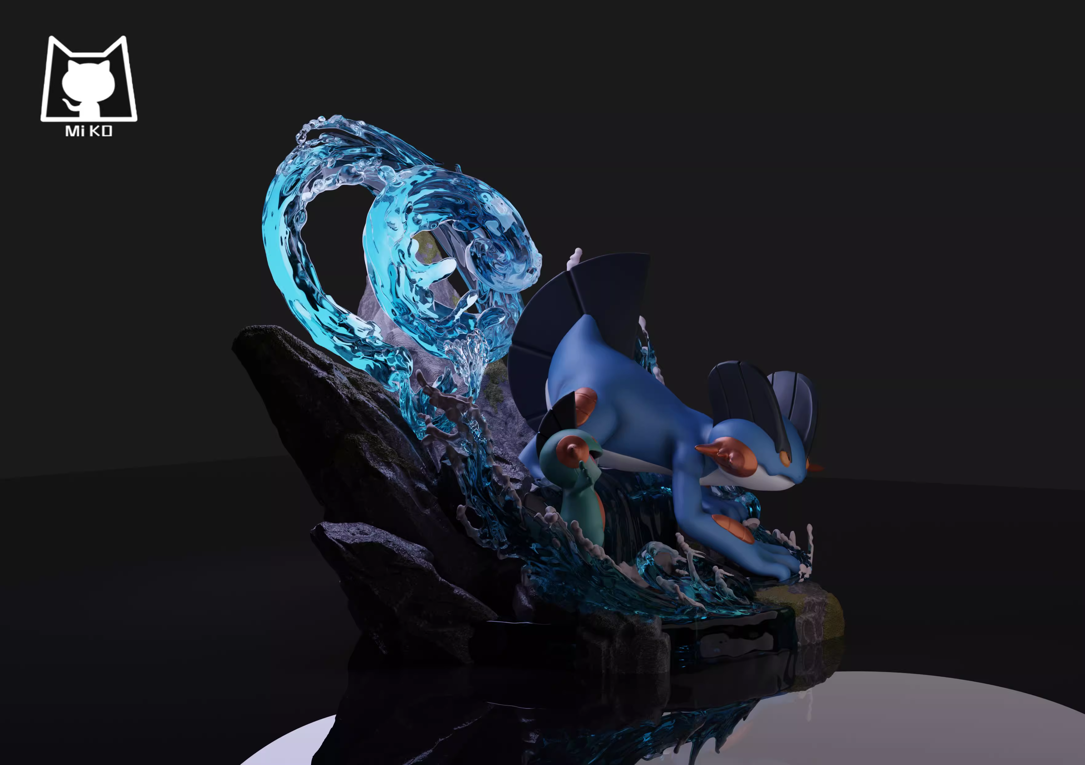 【Sold out】Original Color Swampert-Pokemon-Miko Studio